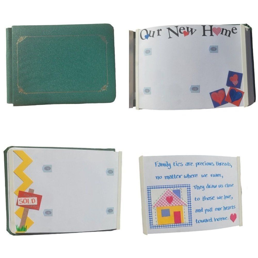 Creative Memories 5x7 Green "Our‎ New Home" Photo Album House Warming Gift